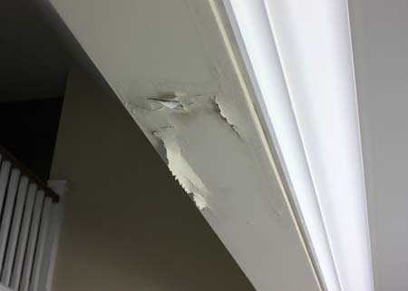 Drywall damage